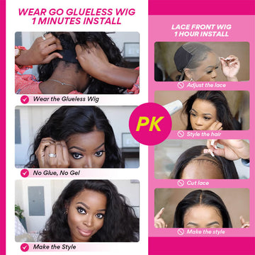 Neobeauty Density 180% Loose Deep Wave Wig 4x4 Glueless Lace Wig HD Lace Closure Wig